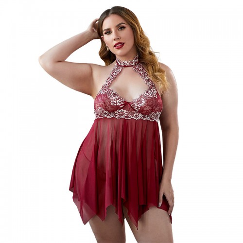 Sexy Chemise Exotic Nightgowns Bridal Nightdress Red 1375