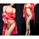 Women Floral Satin Kimono Robe Bride Bridesmaids