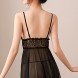 Strap Chemise Floral Lace Sleepwear Nightwear White