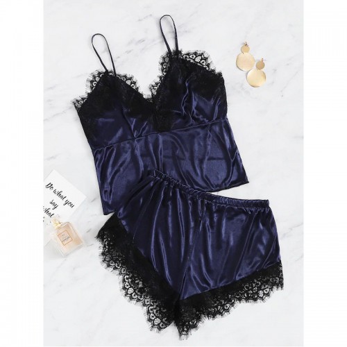 2 Piece Set Sexy Lingerie Pajama Set