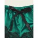 Lace Cami Top with Shorts 2 Piece Sexy Lingerie Green