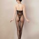 Sexy Cut Out Fishnet Net Babydoll Bodysuit Lingerie