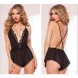 Women's Sexy See Through Lace Lingerie Purple